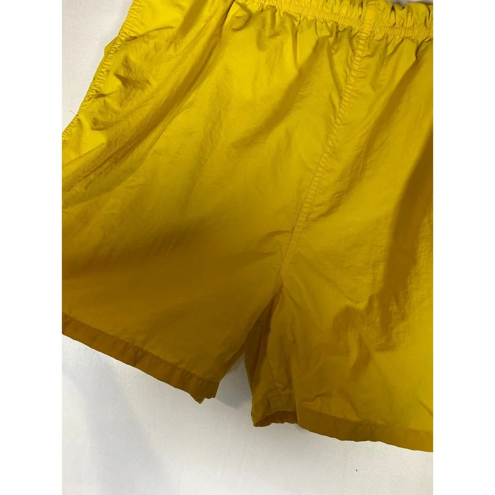 Lands' End Men's XL Yellow Swim Trunks Lined Drawstring Beach Pool Shorts